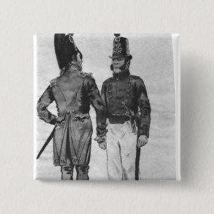 Badge Carré 5 Cm Costumes des marines françaises à partir de 1804