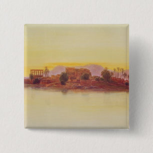 Badge Carré 5 Cm Coucher du soleil, 1861 (panneau)