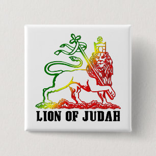 Badge Carré 5 Cm couleur de bouton de lionofjuda