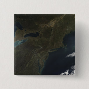 Badge Carré 5 Cm Couleurs de chute dans l'Est des États-Unis