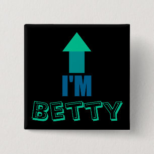 Badge Carré 5 Cm Couples perdus drôles