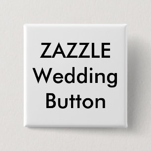 Badge Carré 5 Cm Coutume 2" de mariage Pin carré de bouton
