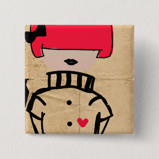 Badge Carré 5 Cm Couture chic