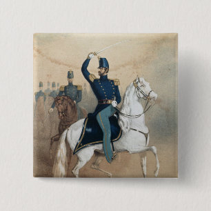 Badge Carré 5 Cm Couverture d'une feuille de chanson de musique