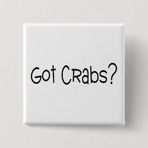 Badge Carré 5 Cm Crabes obtenus