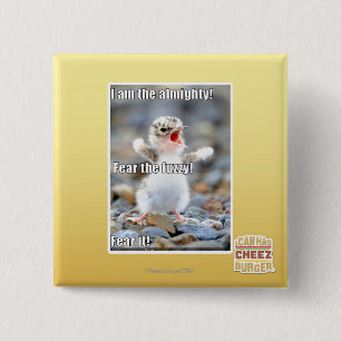 Badge Carré 5 Cm Craignez le brouillé !
