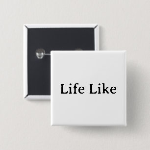 Badge Carré 5 Cm Créez Votre Propre Promotion de Marque Simple 2"