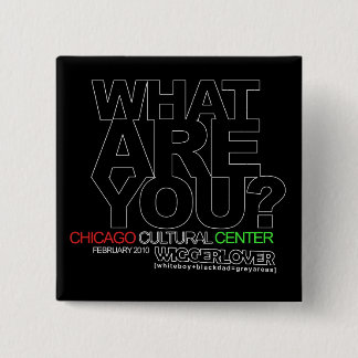 BADGE CARRÉ 5 CM CRISE D'IDENTITÉ #3