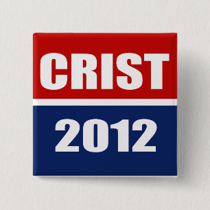 BADGE CARRÉ 5 CM CRIST 2012