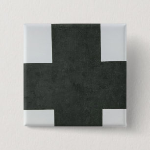 Badge Carré 5 Cm Croix noire, c.1923