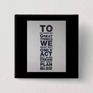 Badge Carré 5 Cm croyez