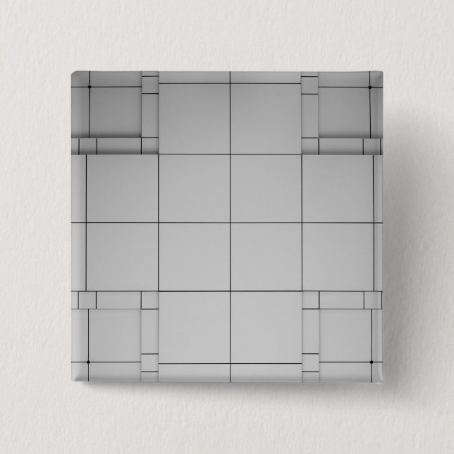 Badge Carré 5 Cm Cubes Abstraits (Devant)