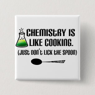 Badge Carré 5 Cm Cuisine de chimie