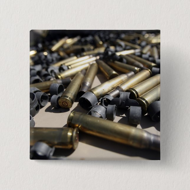 Badge Carré 5 Cm Cuivres usés et liens désintégrés (Devant)