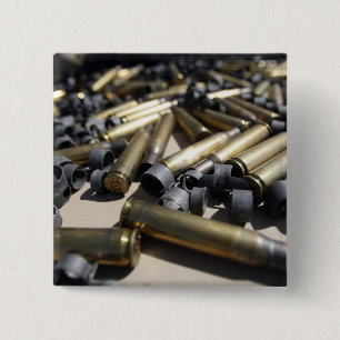 Badge Carré 5 Cm Cuivres usés et liens désintégrés