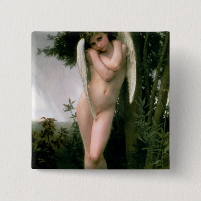 Badge Carré 5 Cm Cupidon, 1891 (Devant)