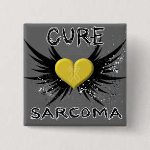 Badge Carré 5 Cm Cure Sarcoma