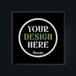 Badge Carré 5 Cm custom, unique, sleek & minimalist<br><div class="desc">This design is accessible to all. Feel free to customize the logo,  images,  text,  and colors according to your preferences. Thank you very much.</div>
