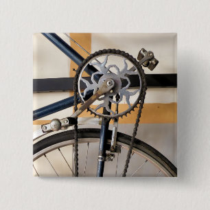Badge Carré 5 Cm CYCLE vintage