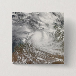 Badge Carré 5 Cm Cyclone tropical Billy