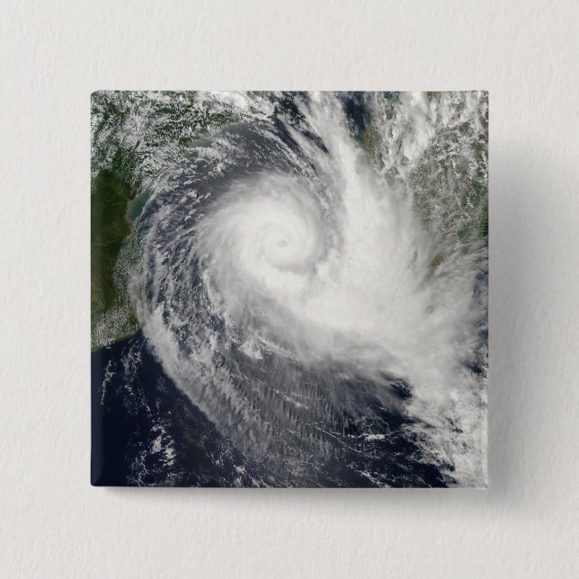 Badge Carré 5 Cm Cyclone tropical Boloetse (Devant)