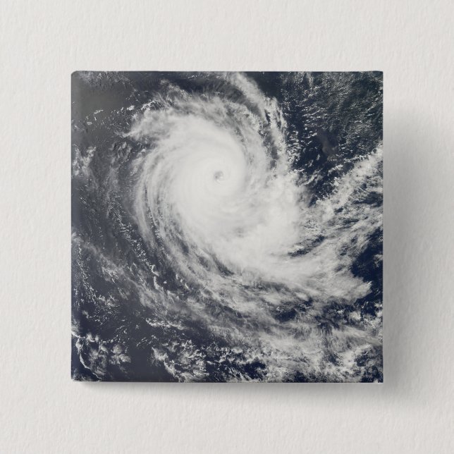 Badge Carré 5 Cm Cyclone tropical Carina (Devant)