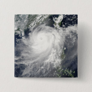 Badge Carré 5 Cm Cyclone tropical Linfa