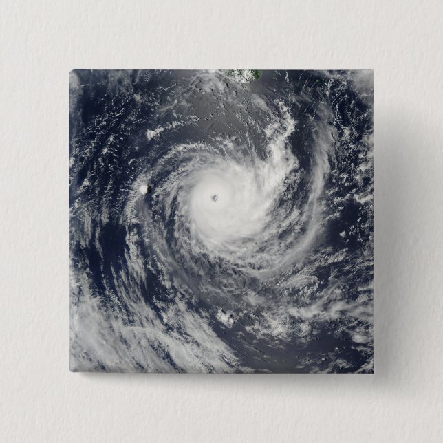 Badge Carré 5 Cm Cyclone tropical Wilma (Devant)