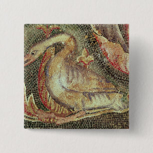 Badge Carré 5 Cm Cygne, c.1200 reconstitué
