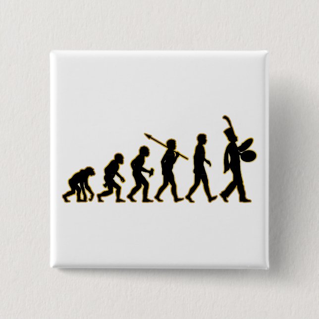 Badge Carré 5 Cm Cymbales basses (Devant)
