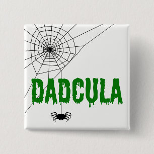 Badge Carré 5 Cm Dadcula Green Driving Police Spider Web