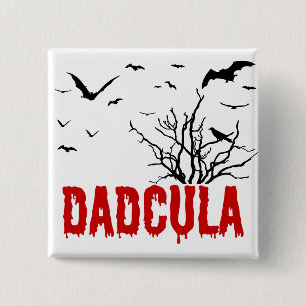 Badge Carré 5 Cm Dadcula Red Driving Police Bats volants