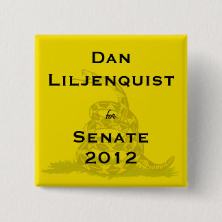 Badge Carré 5 Cm Dan Liljenquist pour le bouton de thé de sénat