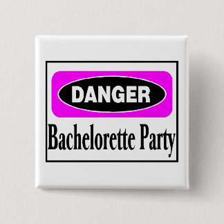 Badge Carré 5 Cm Danger (jeune mariée à être)