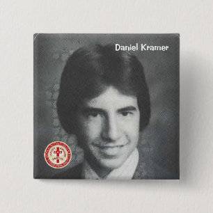 Badge Carré 5 Cm Daniel Kramer