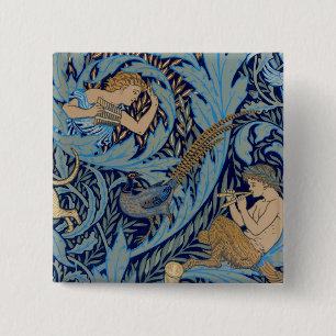 Badge Carré 5 Cm Dans les bois