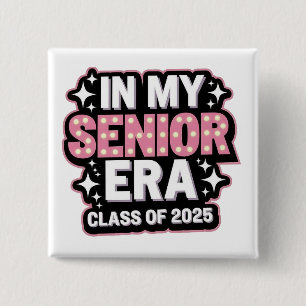 Badge Carré 5 Cm Dans ma classe d'idées senior de 2025 diplômés