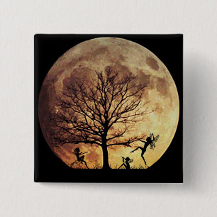 Badge Carré 5 Cm Danse de lune