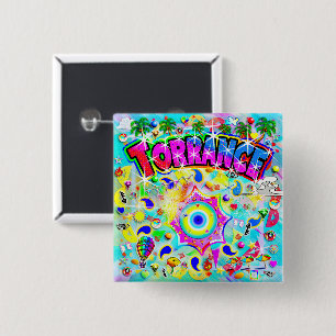 Badge Carré 5 Cm Danse mystique de Torrance