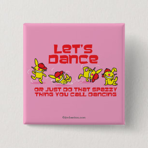 Badge Carré 5 Cm Dansons