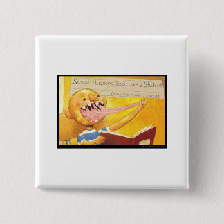 Badge Carré 5 Cm David Shannon - les bibliothèques d'école