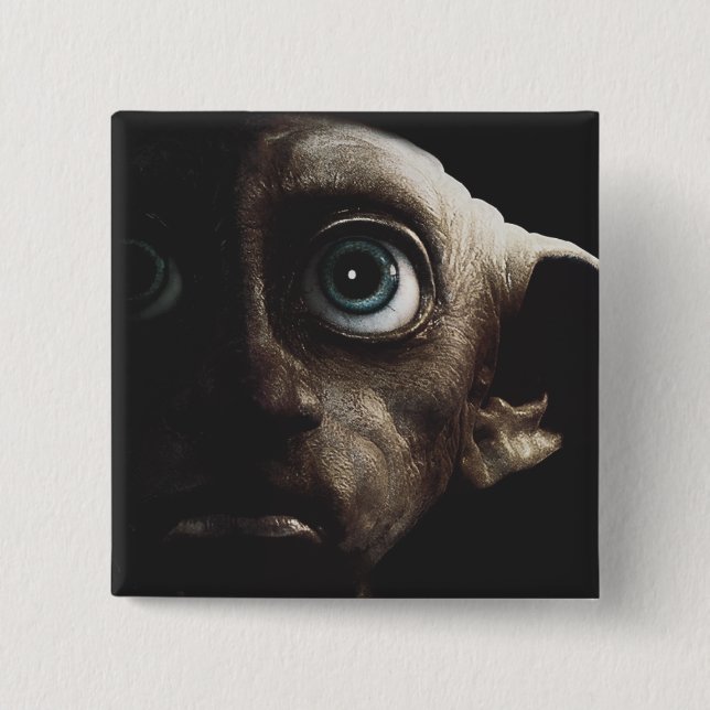 Badge Carré 5 Cm Deathly Hallows - Dobby (Devant)