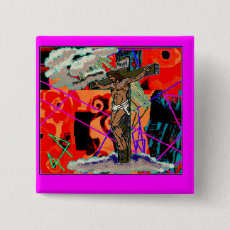 Badge Carré 5 Cm decolores