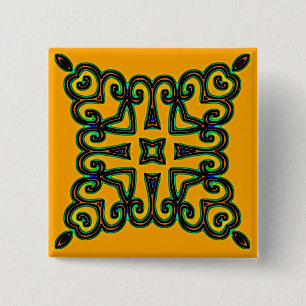 Badge Carré 5 Cm Décor