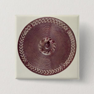 Badge Carré 5 Cm Décoration de roue de char avec la frontière à