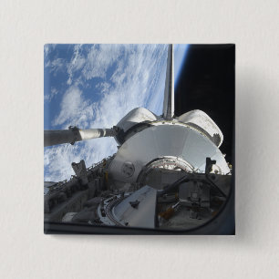 Badge Carré 5 Cm Découverte de la navette spatiale 9