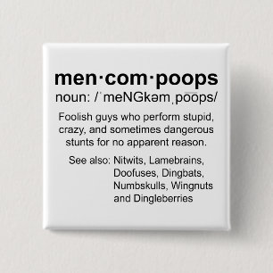Badge Carré 5 Cm définition des méncompoops