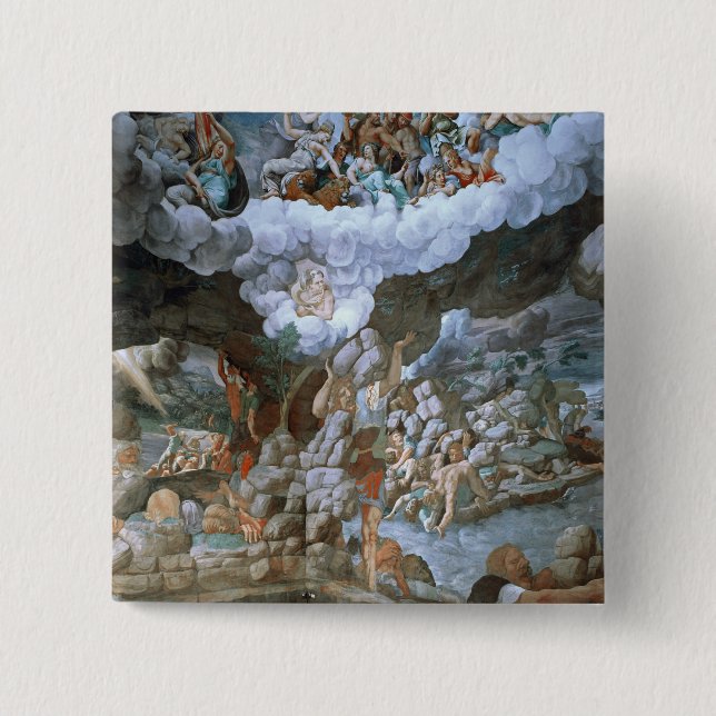 Badge Carré 5 Cm Dei Giganti (fresque) de Sala (voyez également (Devant)