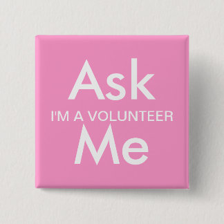 Badge Carré 5 Cm Demandez-moi de se boutonner des affaires, école,