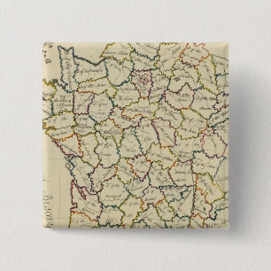 Badge Carré 5 Cm Département France